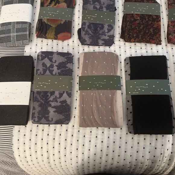 LOT of Anthropologie Patterned Tights - NWT All M/L - Picture 3 of 9